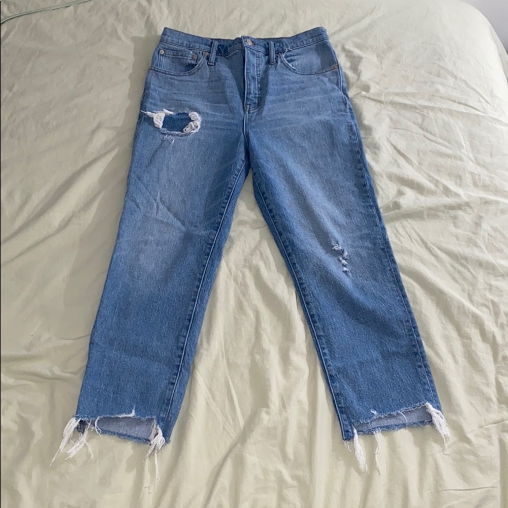 Madewell: Classic Straight Jean in Corrie Wash